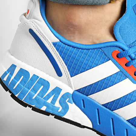Adidas Originals - Baskets ZX 1K Boost H68720 Glow Blue Cloud White Solar Red