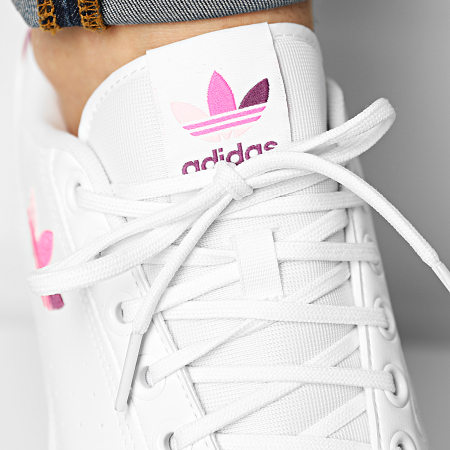 Adidas Originals - Baskets NY 90 H68074 Footwear White Rich Mauve Screaming Pink