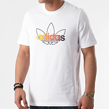 Adidas Originals - Tee Shirt SPRT Graphic GN2428 Blanc