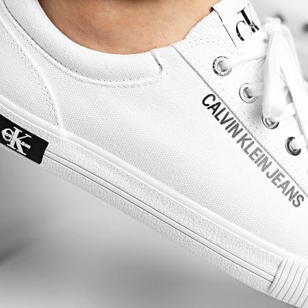 Calvin Klein - Baskets Vulcanized Sneaker Lace Up 00014 Bright White