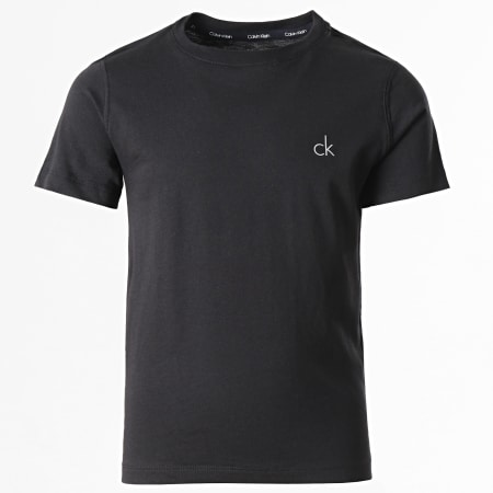 Calvin Klein Juego De 2 Camisetas Para Ninos Algodon Moderno 3300 Negro Blanco Ryses