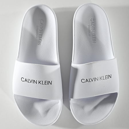 Calvin Klein - Claquettes Femme One Mold 0075 Blanc