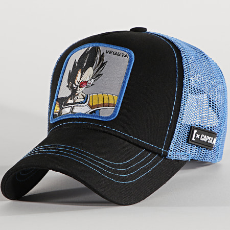 Capslab - Cappello Trucker per bambini Vegeta Nero Blu