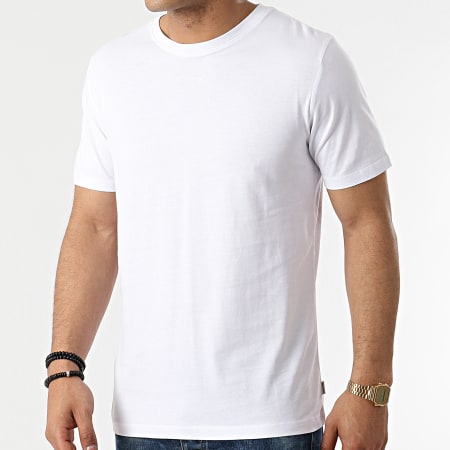 Jack And Jones - Lote de 3 camisetas Basic Organic Navy White Black