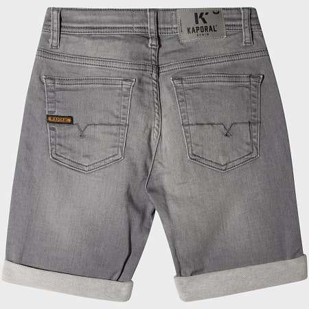 Kaporal - Pantalones cortos vaqueros Deco para niños Gris