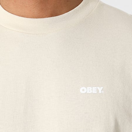 Obey - Tee Shirt Obey Bold Beige