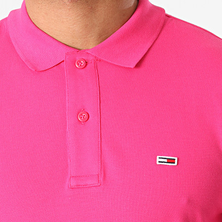 Tommy Hilfiger - Polo Manches Courtes Classic Solid Stretch 9439 Rose Fushia