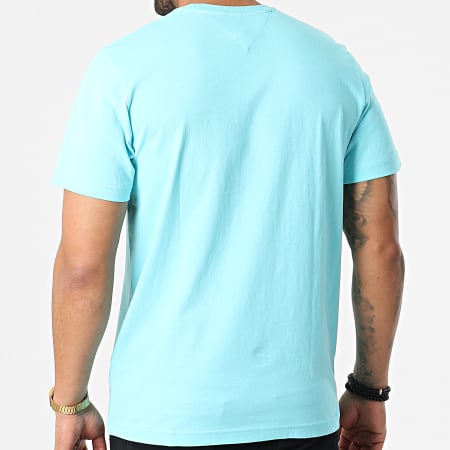 Tommy Jeans - Tee Shirt Tommy Classics 0101 Bleu Clair