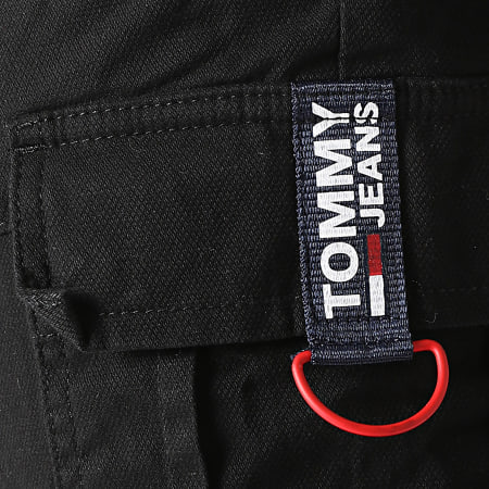 Tommy Jeans - Pantalon Cargo Scanton Dobby 1281 Noir