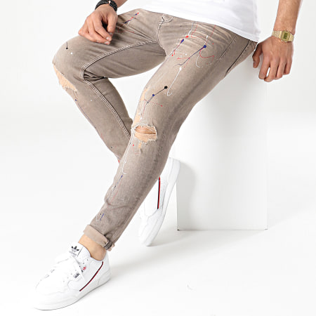 Classic Series - B5692 Skinny Jeans Marrón