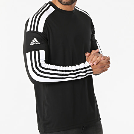 Adidas Sportswear - Tee Shirt De Sport Manches Longues A Bandes Squad 21 GN5792 Noir
