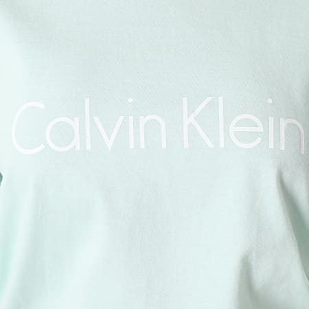 Calvin Klein - Tee Shirt Femme QS6105E Vert Clair
