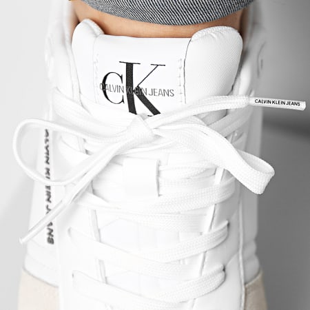 Calvin Klein - Baskets Runner Sneaker Lace Up 0038 Bright White