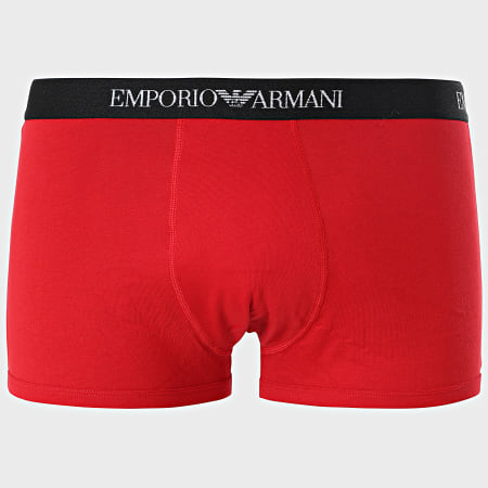 Emporio Armani - Lot De 3 Boxers 111625-1P722 Rouge Noir Gris