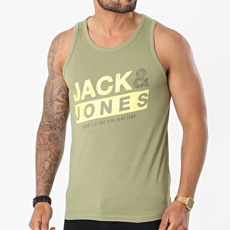 Jack And Jones - Débardeur Liquid Vert Kaki