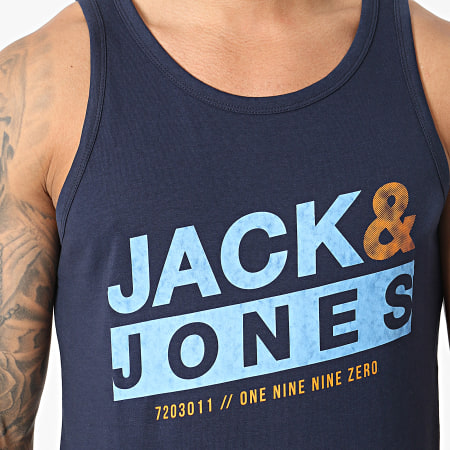 Jack And Jones - Débardeur Liquid Bleu Marine