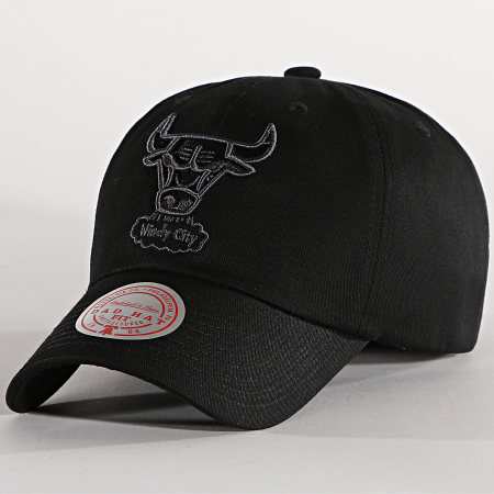 Mitchell and Ness - Casquette Duotone Dad 6LUXDX19013 Chicago Bulls Noir