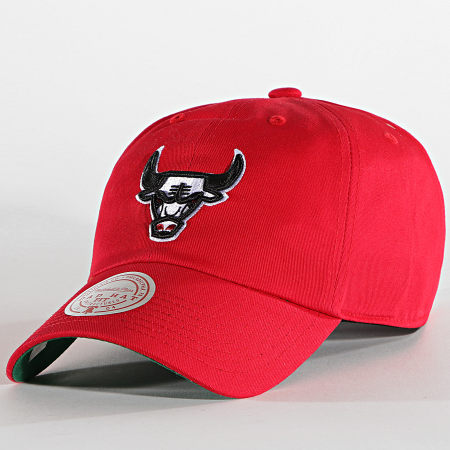 Mitchell and Ness - Casquette Team Ground Roy 6LUXMM20001 Chicago Bulls Rouge