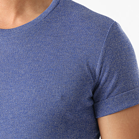 Uniplay -  Tee Shirt Oversize UY61 Bleu Chiné