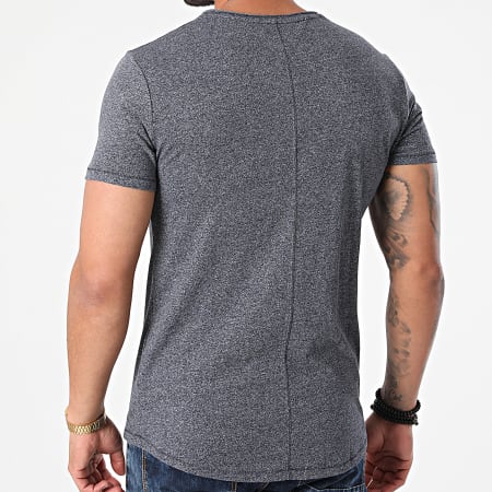 Tommy Jeans - Camiseta oversize Slim Jaspe 9586 Heather Navy