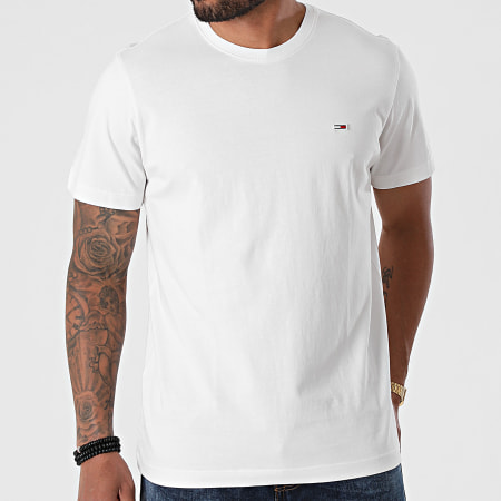 Tommy Jeans - Tee Shirt Classic Jersey 9598 Blanc