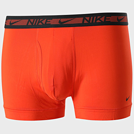 Nike - Lot De 3 Boxers Flex Micro KE1029 Noir Orange Vert Kaki