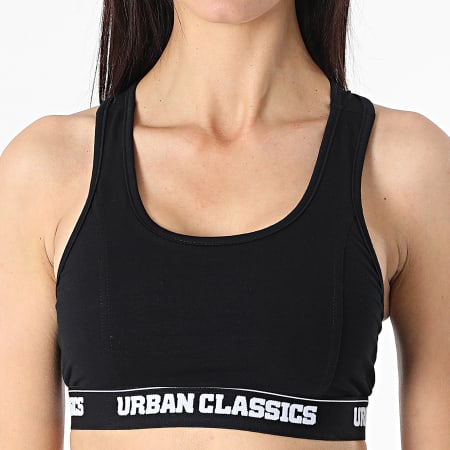 Urban Classics - Sujetador de mujer TB1490 Negro