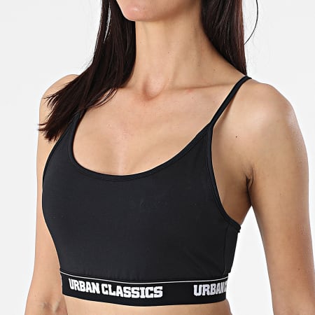 Urban Classics - Sujetador de mujer TB1659 Negro