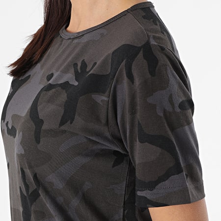 Urban Classics - Robe Tee Shirt TB2221 Gris Anthracite Camouflage
