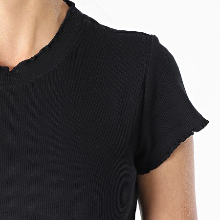 Urban Classics - Tee Shirt Crop Femme TB3444 Noir