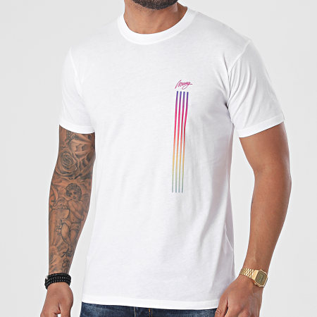 Wrung - Tee Shirt Rainbow SS21-TS06 Blanc