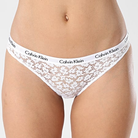 Calvin Klein - Mutandine da donna QD3860E Bianco