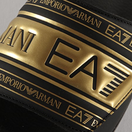 EA7 Emporio Armani - Claquettes XCP005-XK192 Black Gold