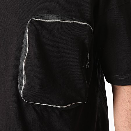 Ikao - LL439 Maglietta con tasca nera