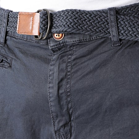 Indicode Jeans - Short Chino Conor 70-060 Bleu Marine