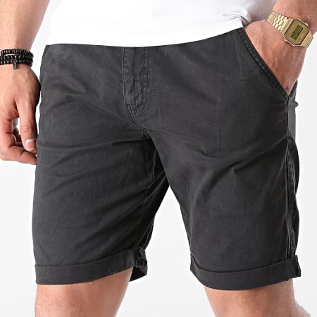 Indicode Jeans - Short Chino Conor 70-060 Noir