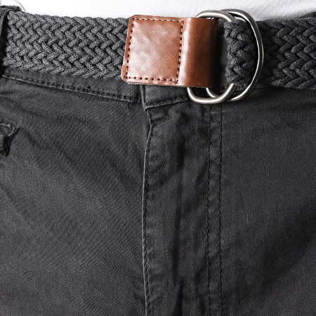 Indicode Jeans - Short Chino Conor 70-060 Noir