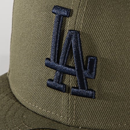 New Era - Casquette Fitted 59Fifty League Essential 60112580 Los Angeles Dodgers Vert Kaki