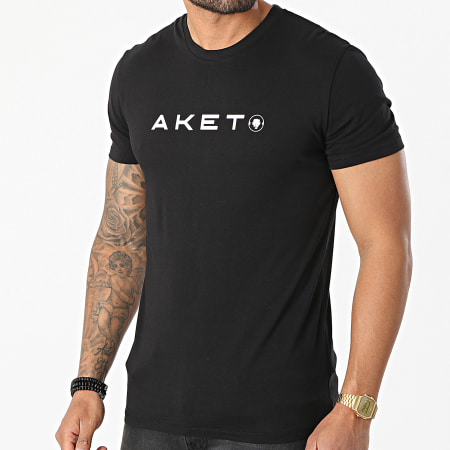 Aketo - Tee Shirt Confiserie Noir Blanc