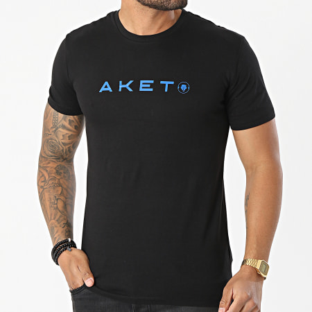 Aketo - Tee Shirt Confiserie Noir Bleu