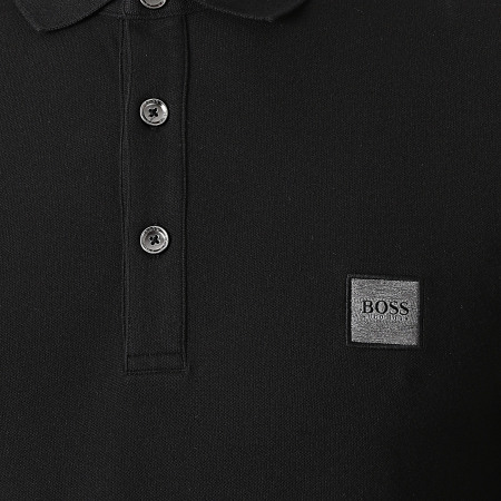 BOSS - Polo Manches Longues 50378365 Noir