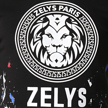 Zelys Paris - Felpa Katek a girocollo per bambini, nero