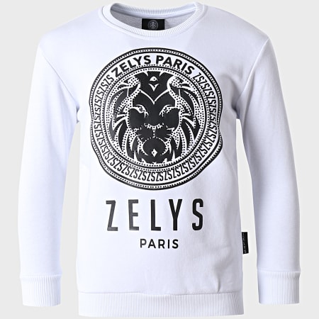 Zelys Paris - Kopolo Sudadera cuello redondo niño Blanco