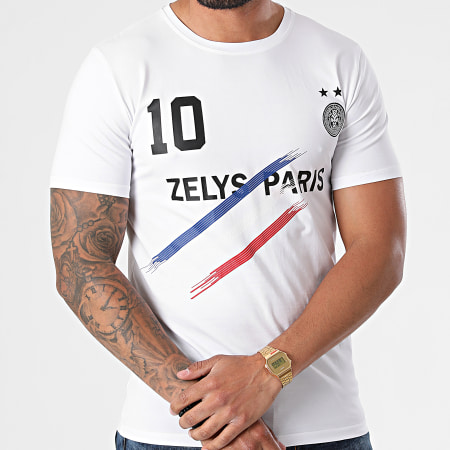Zelys Paris - Tee Shirt Oblue Blanc