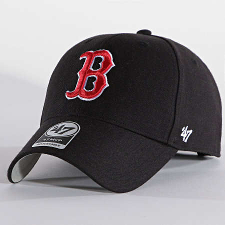 '47 Brand - MVP Cappello regolabile MVP02WBV Boston Red Sox Nero