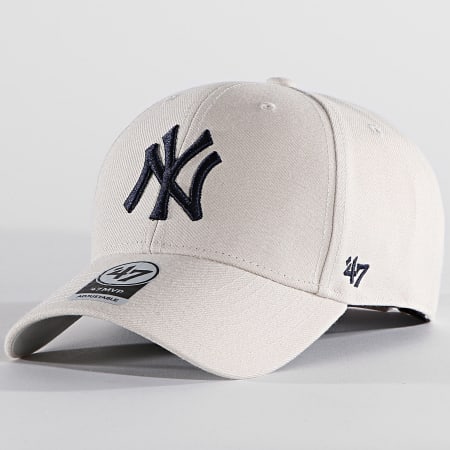 '47 Brand - Casquette MVP Adjustable MVP17WBV New York Yankees Beige