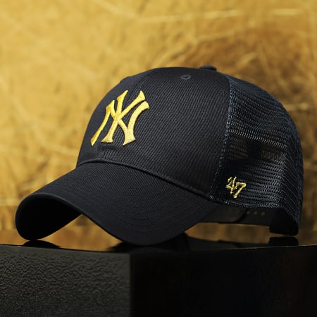 '47 Brand - Gorra ajustable Trucker MVP BRMTL17CTP New York Yankees Azul Marino