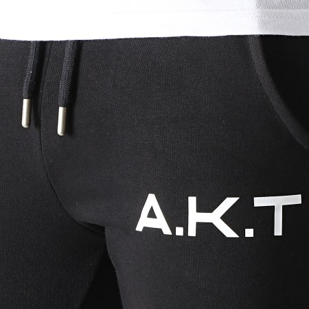 Aketo - Pantaloni da jogging Confiserie Nero Bianco