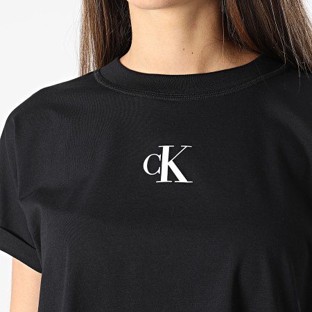 Calvin Klein - Tee Shirt Femme Urban Logo 6353 Noir