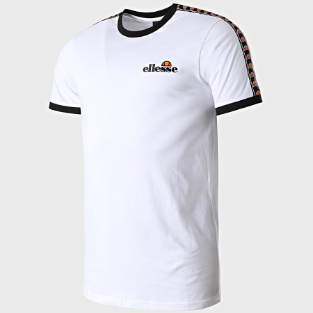 Ellesse - Tee Shirt A Bandes Judo SLB10139 Blanc